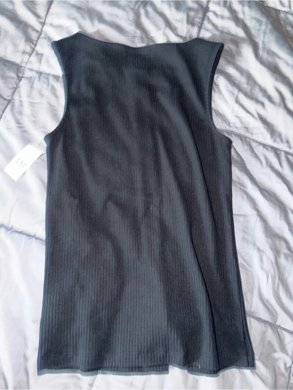 Gap Ribbed Button Detail Sleeveless Top - Picture 7 of 8